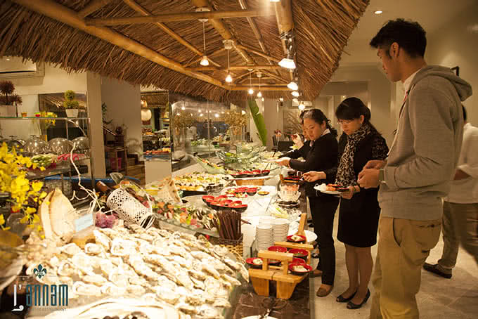 nhà hàng L'annam buffet 177 bùi thị xuân 8
