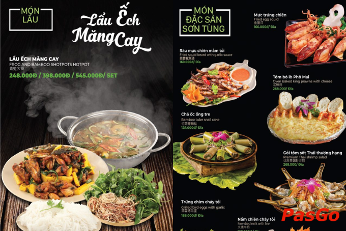 Buffet lẩu ếch đầy đặn, tươi ngon tại Lẩu Sơn T&ugrave;ng Trần Đại Nghĩa