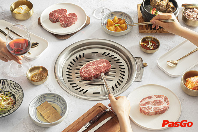 Buffet nướng phong cách Hàn Quốc tại Gogi House - quán buffet gần Nguyễn Văn Lộc