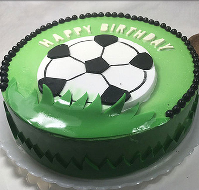 Bánh kem màu xanh hình con khủng long cho sinh nhật bé trai - Bánh Thiên  Thần : Chuyên nhận đặt bánh sinh nhật theo mẫu