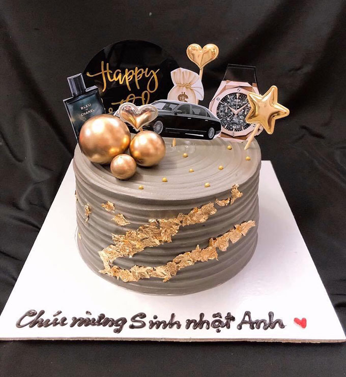 Top 32 mẫu bánh sinh nhật tặng chồng đẹp lãng mạn nhất | Laravan.vn
