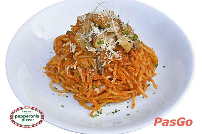 Mỳ Ý mềm mại, đều đặn và tươi ngon tại pizza pepperonis nguyễn du