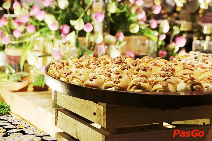 nhà hàng buffet chay sen capella garden hall 16