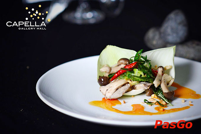 nhà hàng buffet chay sen capella garden hall 10