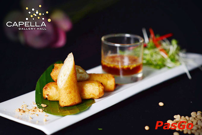 nhà hàng buffet chay sen capella garden hall 11