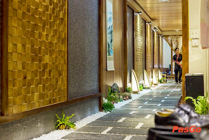 Lối đi đẹp mắt quyến luyến bước chân thực khách