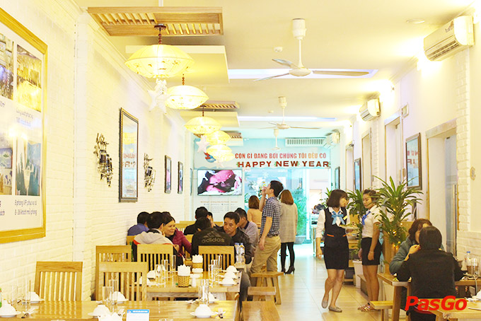 Bàn ghế dày bản thô mộc thế giới hải sản dương đình nghệ 