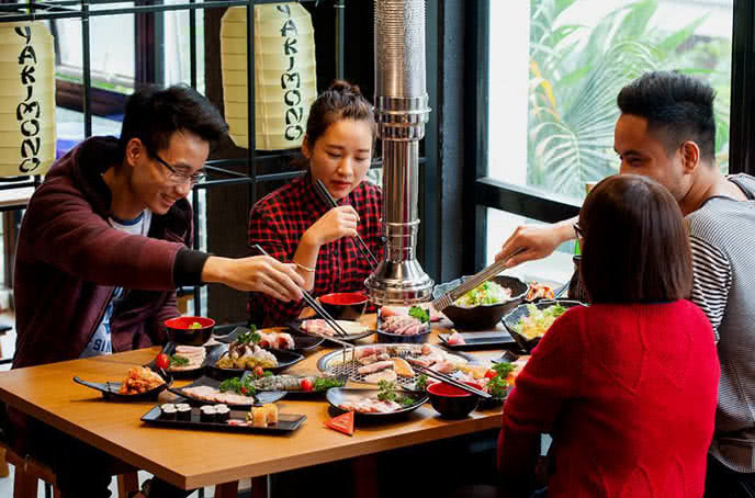 nhà hàng yakimono Trần Thái Tông 1