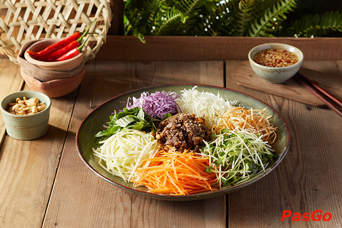 Không chỉ thơm hương, đậm vị các món ăn còn được trình bày rất bắt mắt