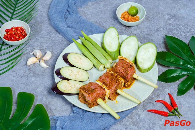 Hương vị bò tơ Tây Ninh trứ danh, phục vụ nướng tại bàn và hương vị rau rừng