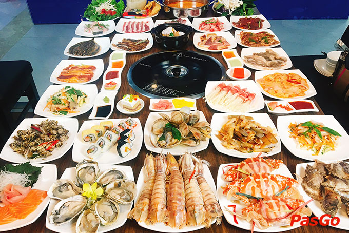 Buffet Sea Star - Nguyễn Hoàng | Buffet nướng lẩu hải sản