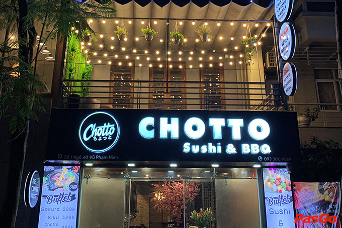 Nhà hàng Chotto - Sushi & BBQ Vũ Phạm Hàm 11