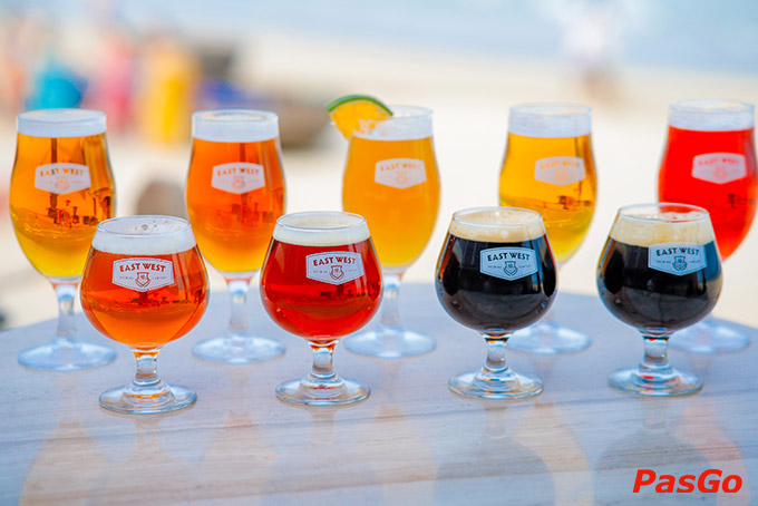 Các loại bia ở đây được nấu thủ công trực tiếp