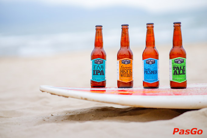 Các loại bia ở đây được nấu thủ công trực tiếp