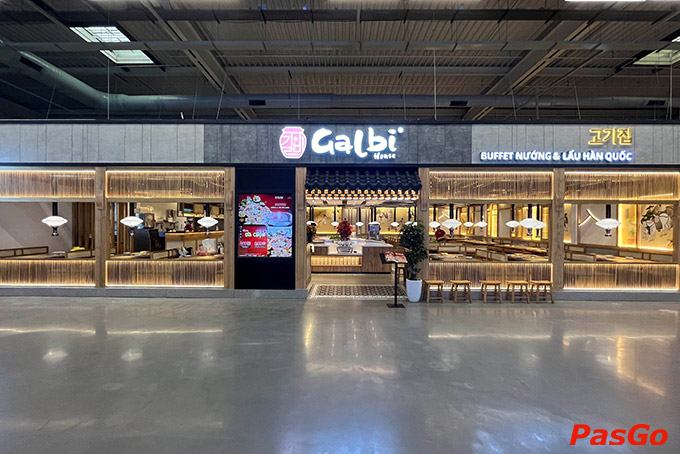 Mặt tiền nhà hàng Galbi House tại MM Mega Market Bình Phú