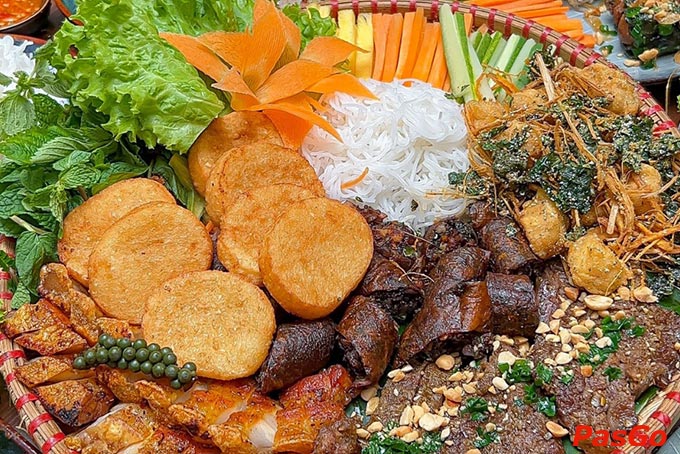 Không chỉ thơm hương, đậm vị các món ăn còn được trình bày rất bắt mắt