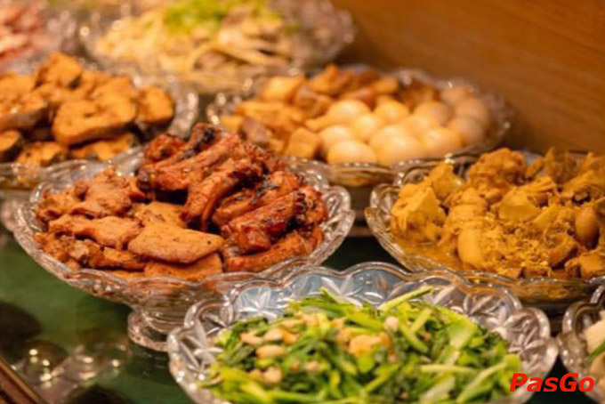 Món ăn được chế biến từ nguyên liệu tươi ngon được chọn lựa kỹ càng