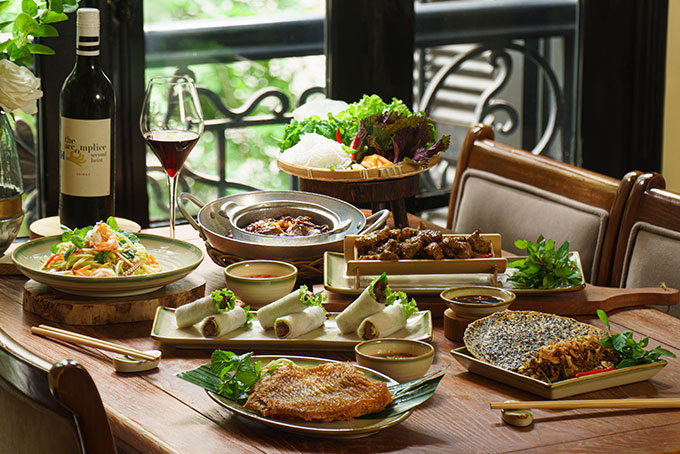 Menu nhà hàng Home Mộc không chỉ bởi sự phổ biến mà chính bởi hương vị thu hút, ngon khó cưỡng