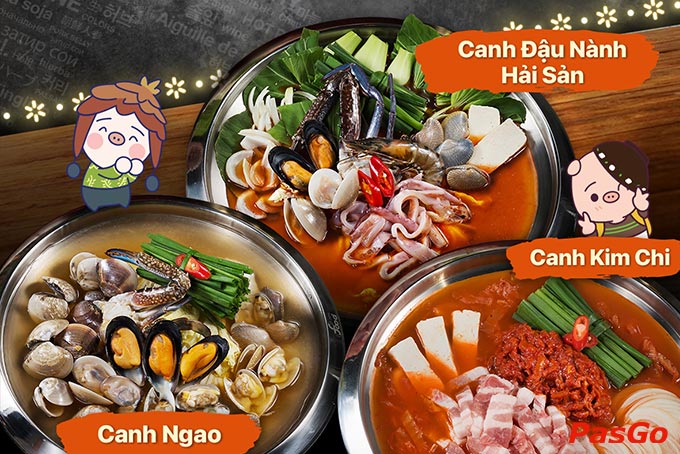  Có rất nhiều loại thịt bò, thịt heo tươi hấp dẫn cho bạn thỏa sức tận hưởng bữa tiệc no nê, ngon miệng