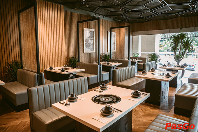 Cách sắp xếp không gian nội thất tại Saju đơn giản, hài hòa với phong cách Nhật truyền thống 