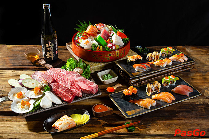 Menu Nướng vô cùng chất lượng không thua kém nhà hàng thịt nướng nào tại Hà Nội. 