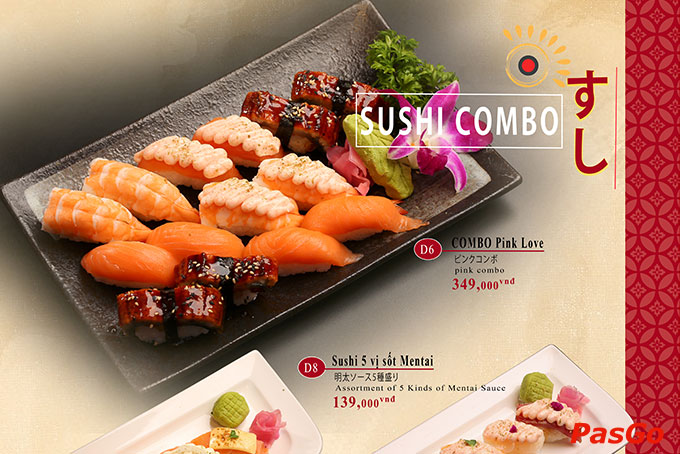 Tại nhà hàng Taiyo Sushi & BBQ Út Tịch các được chế biến tinh tế với các nguyên liệu tươi ngon, và được lựa chọn kỹ càng