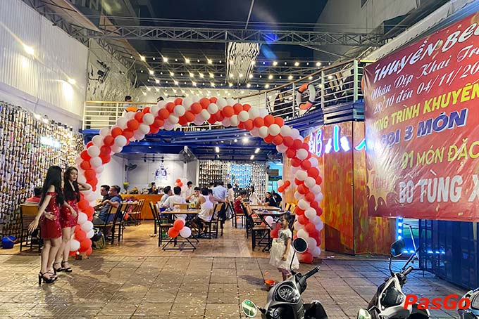  Nhà hàng Thuyền Bia tọa lạc tại số 39 đường Nguyễn Quý Cảnh, Phường An Phú, Quận 2 với không gian rộng rãi, thoáng mát