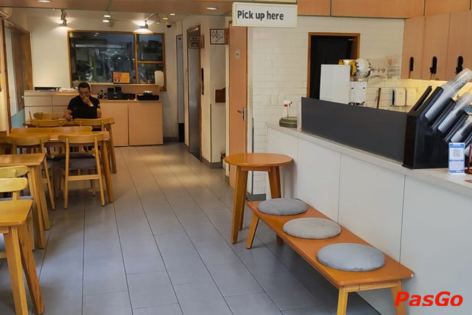 Không gian nhà hàng rộng rãi, hiện đại, trẻ trung đậm chất Đài Loan