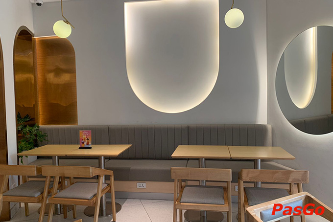 Không gian nhà hàng rộng rãi, hiện đại, trẻ trung đậm chất Đài Loan