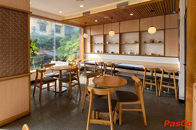 Không gian nhà hàng hiện đại, trẻ trung đậm chất xứ Đài với sức chứa 60 khách