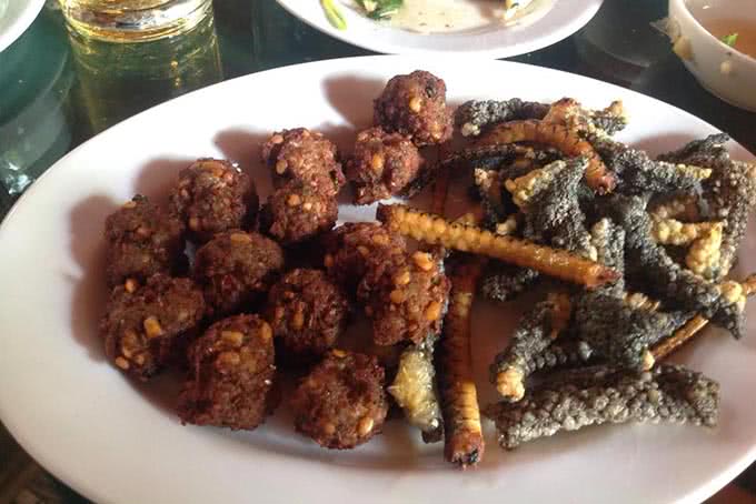 Nhà hàng rắn lệ mật Nguyễn Văn Dực Vincom Long Biên món ăn 3