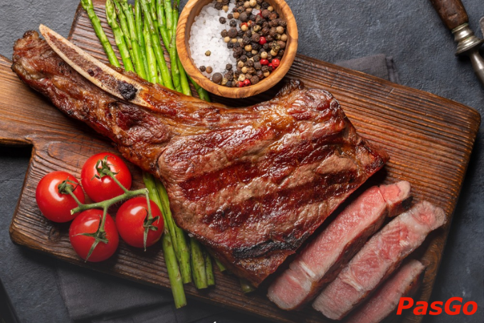 Món bò sốt tiêu đen tại nhà hàng Tam Thanh.