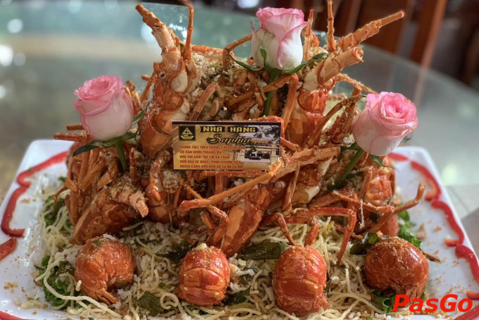 Tôm hùm rang muối đẳng cấp tại nhà hàng ở Đông Hà Quảng Trị - Saphia