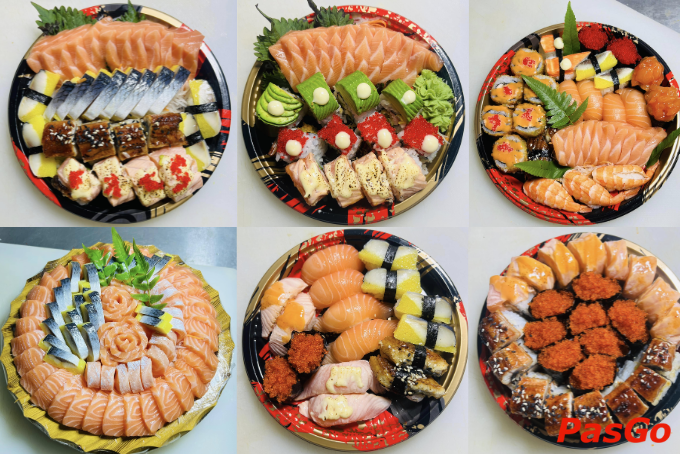 Sushi cá hồi hương vị Nhật tại Sushi Salmon - nhà hàng ở Đông Hà Quảng Trị