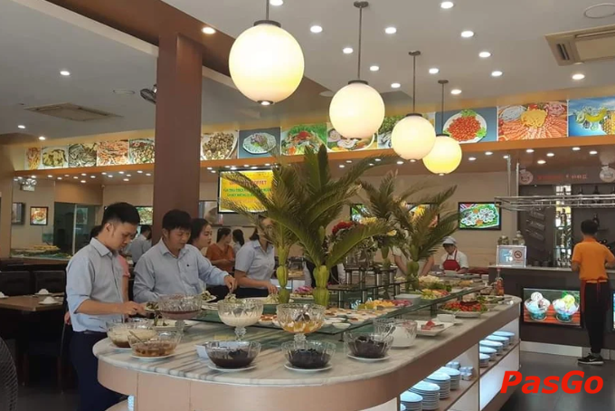 Không gian buffet tại nhà hàng sang trọng Thái Nguyên Thành Công