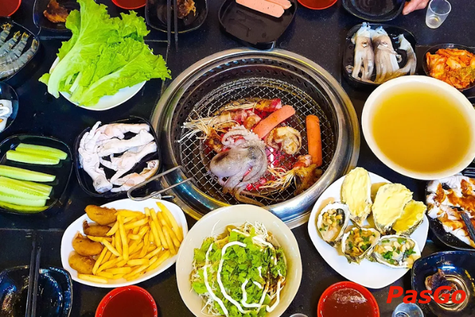 Buffer nướng hấp dẫn tại nhà hàng Kochi BBQ