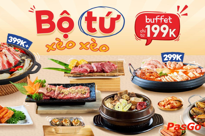 Set buffet hấp dẫn tại King BBQ Buffet – lựa chọn số 1 cho team mê nướng