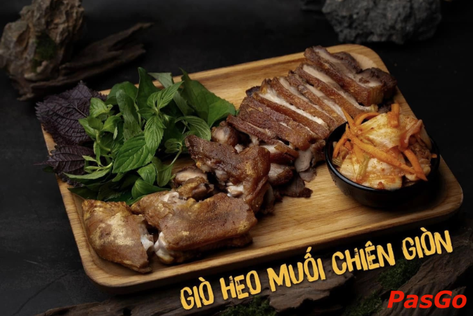 Giò heo muối chiên giòn tại quán ăn ngon Bảo Lộc