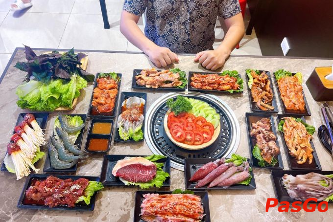 Combo thịt nướng tại Bon Bon - quán ăn ngon khu vực Tam Trinh vào cuối tuần