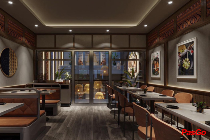 Không gian hiện đại của Bếp Thái An An