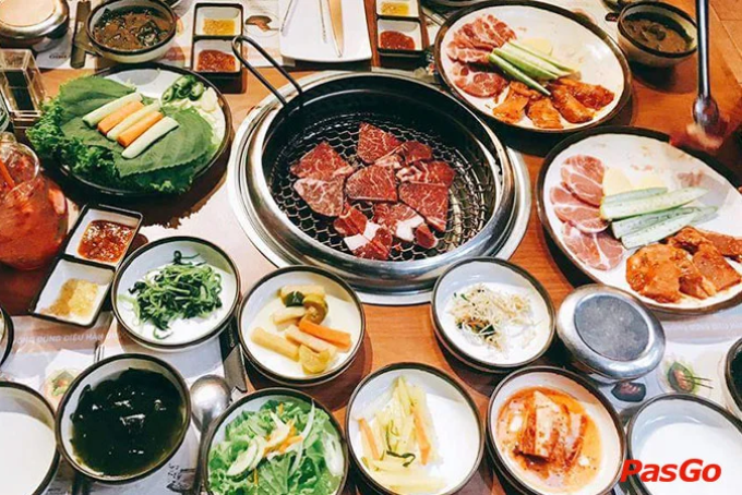 Bàn nướng setup sẵn tại King BBQ Deli