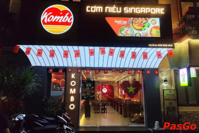Không gian quán KOMBO Lạng Sơn hiện đại, trẻ trung