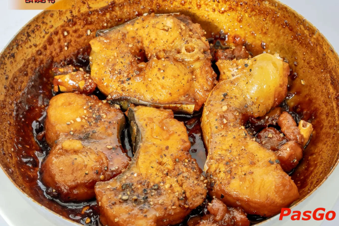 Món ngon cá kho tộ tại tiệm cơm Bảy Bồng Châu Đốc