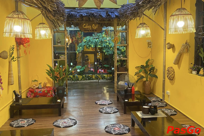Không gian mộc mạc, giản dị tại Chay Quê.