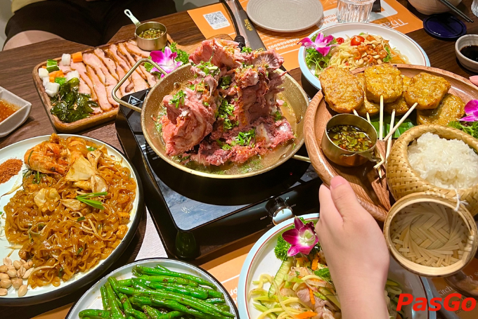 Các món ăn Thái đặc sắc tại Thai Kitchen Thái Nguyên.
