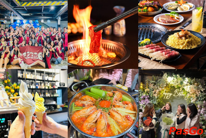 Buffet lẩu nướng tại BBQ Garden với không gian rộng rãi