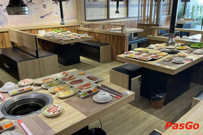 Quán Soowon BBQ có thiết kế trẻ trung tại Long Xuyên