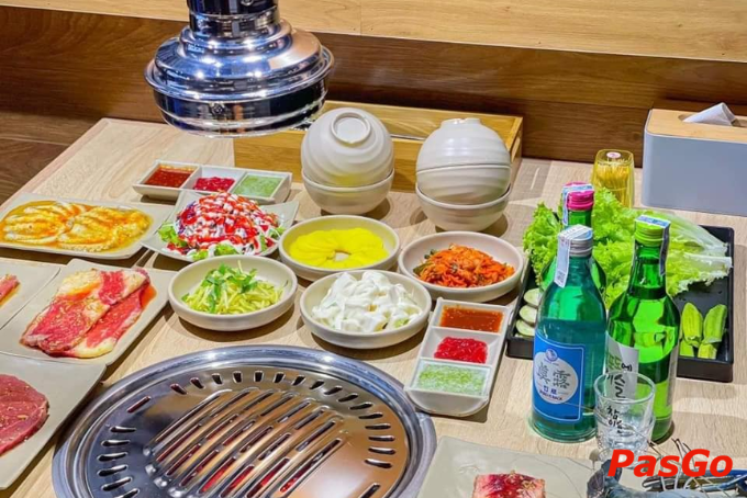 Nhậu cùng soju  tại Soowon BBQ Long Xuyên