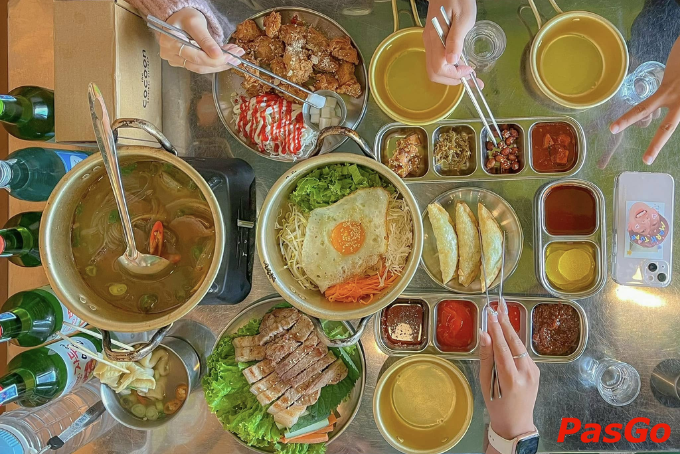 Các món nhậu mang phong cách Hàn Quốc tại quán nhậu Pacho Pocha