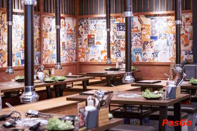 Không gian đậm chất đường phố Nhật tại quán nướng Linh Đàm - Yakimono 